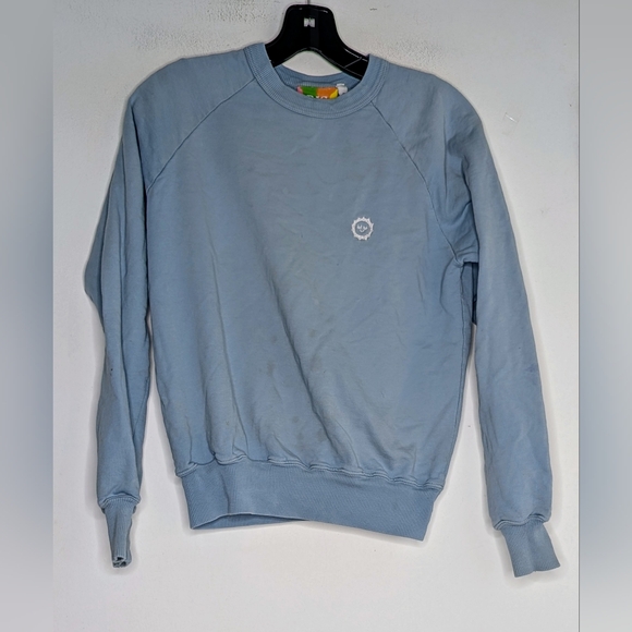 Big Bud Press Tops - Big Bud Press baby blue crewneck STAINS